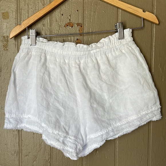 Bella Dahl white linen shorts - Picture 4 of 7